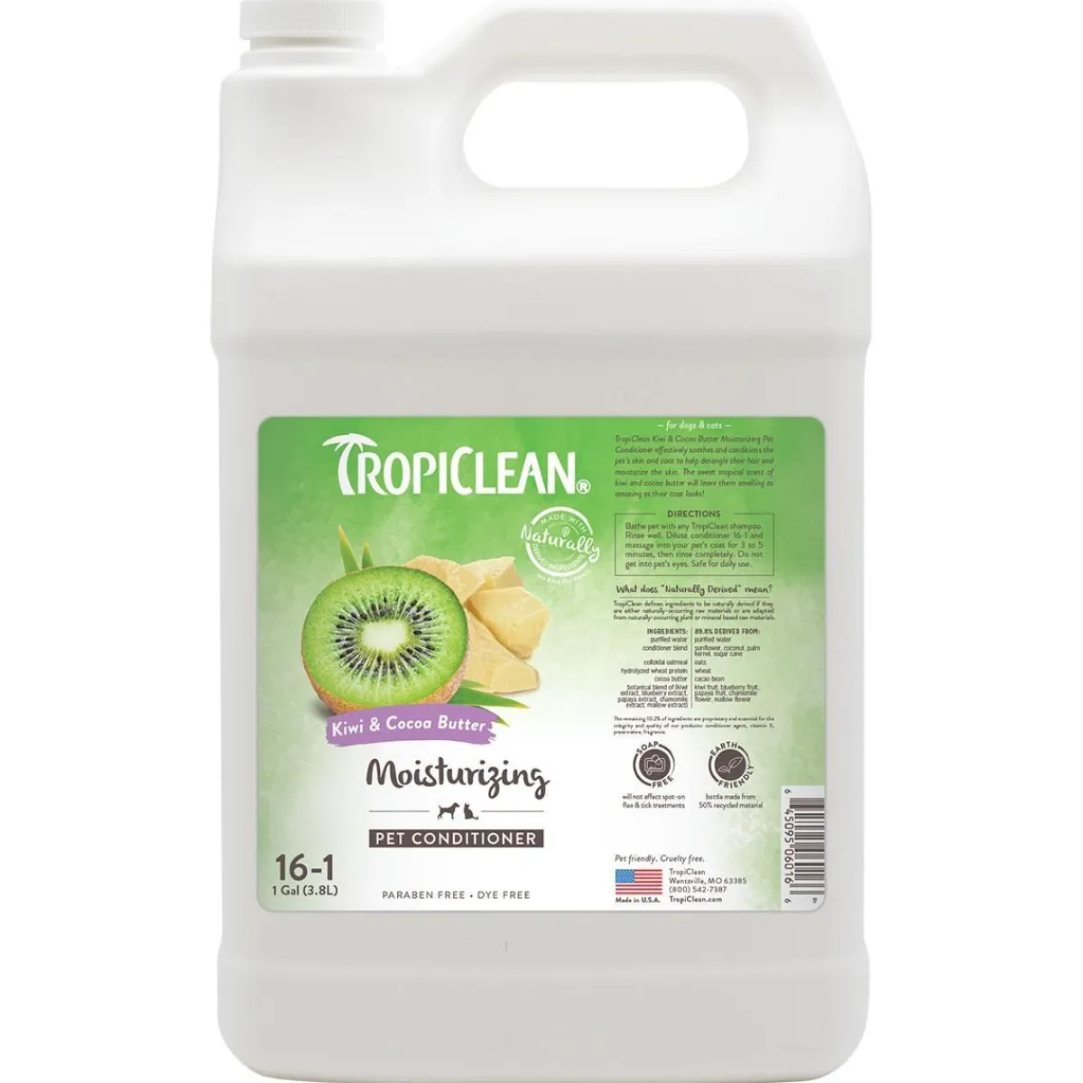 tropiclean_kiwi_amp_cocoa_butter_conditioner_5.webp Ryan's Pet Supplies Tropiclean Kiwi & Cocoa Butter Conditioner