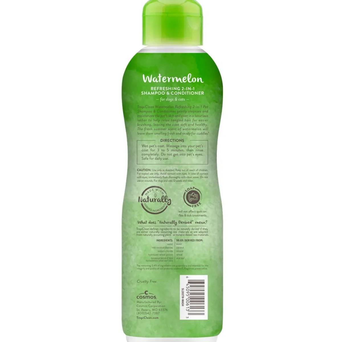 tropiclean_watermelon_deep_cleansing_in_shampoo_and_conditioner_4.webp Ryan's Pet Supplies TropiClean Watermelon Deep Cleansing 2-in-1 Shampoo and Conditioner