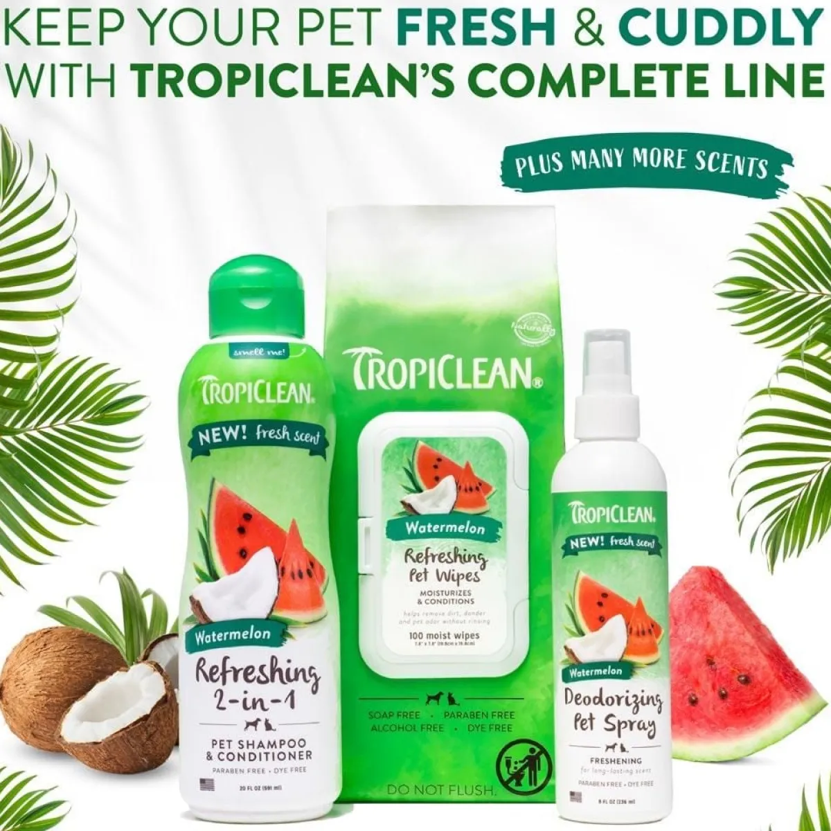 tropiclean_watermelon_deep_cleansing_in_shampoo_and_conditioner_7.webp Ryan's Pet Supplies TropiClean Watermelon Deep Cleansing 2-in-1 Shampoo and Conditioner